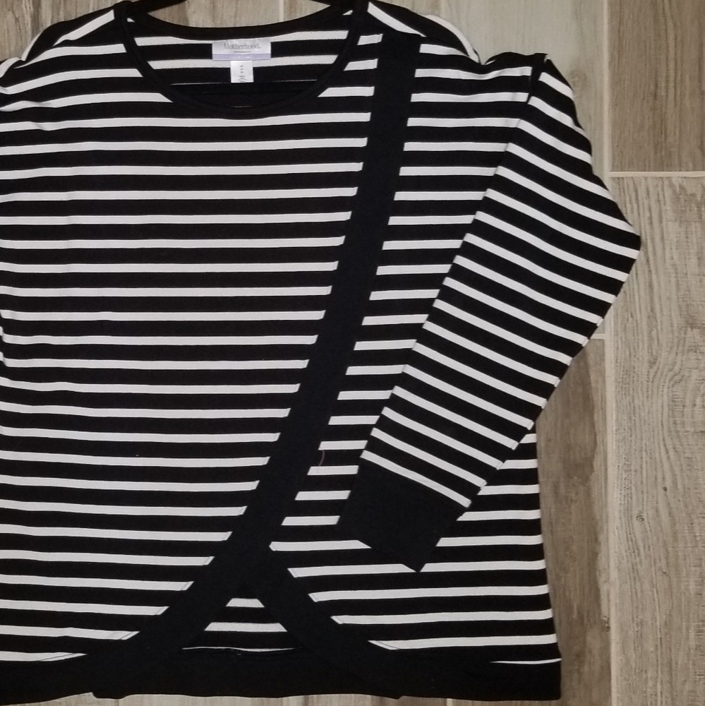 Warm nursing sweater from Motherhood Maternity